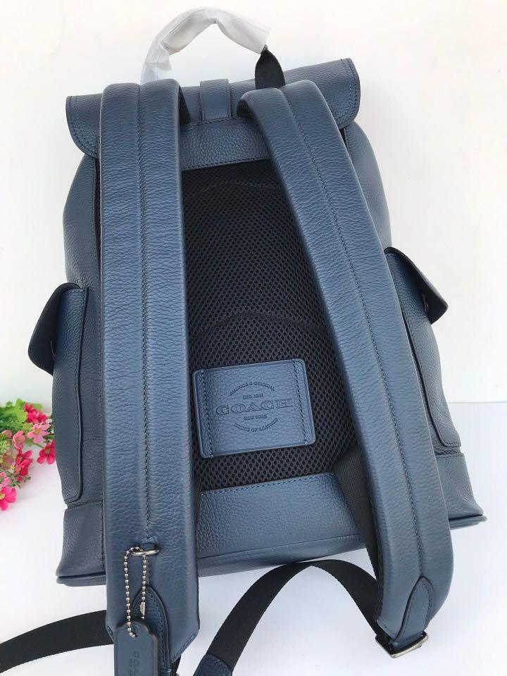 COACH HUDSON BACKPACK F36811 MIDNIGHT NAVY BLACK ANTIQUE NICKEL Men s Fashion Bags Backpacks on Carousell