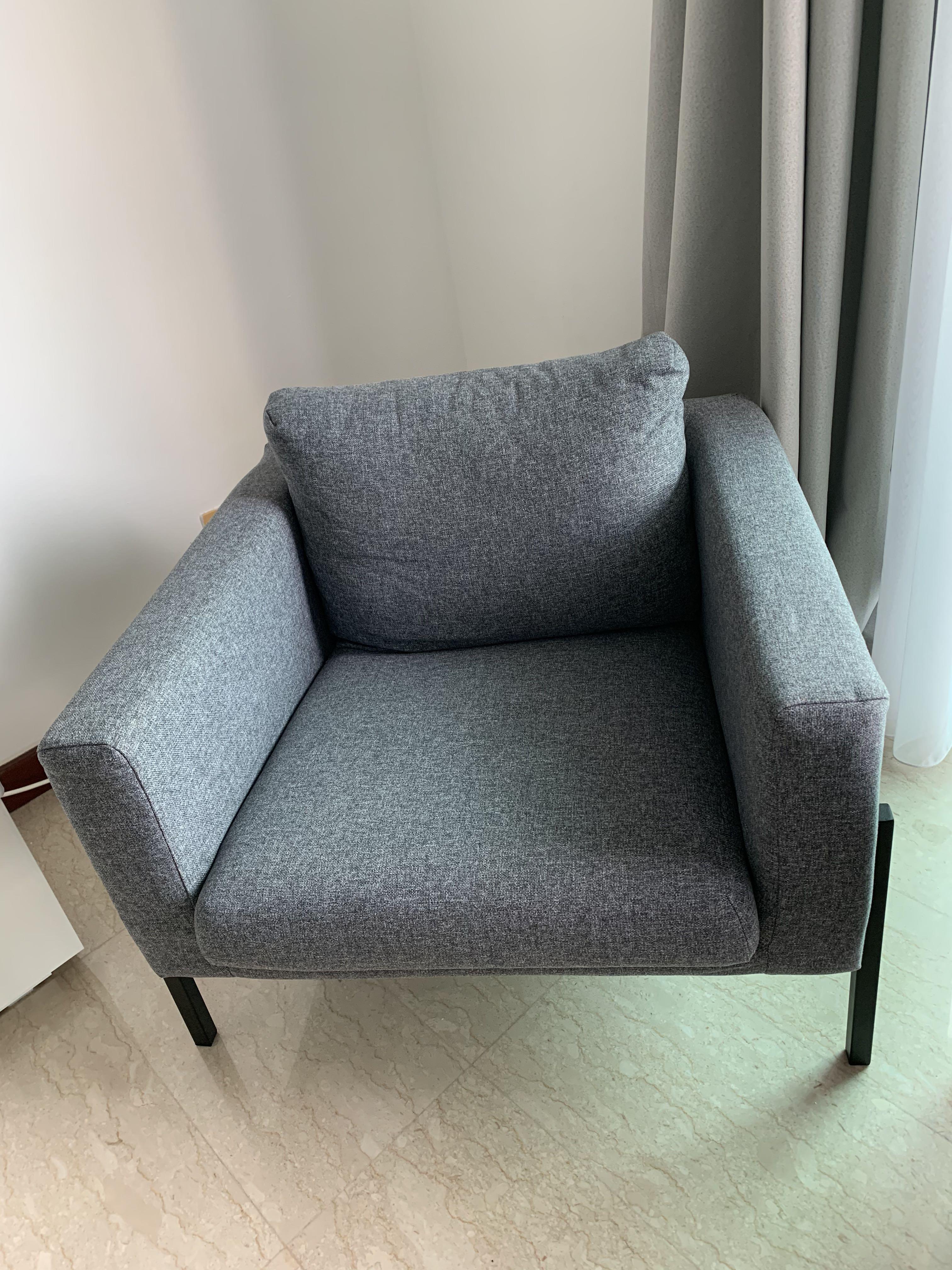 Comfortable Ikea Arm chair Furniture Home Living Furniture Chairs on Carousell