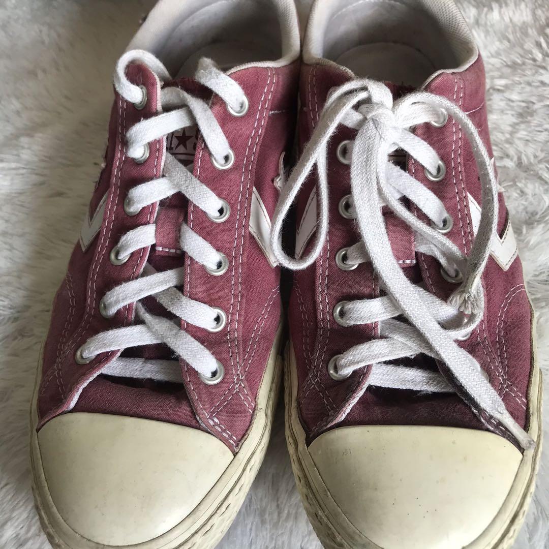 Converse star store player maroon