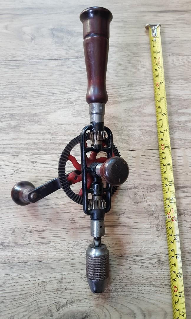 Vintage craftsman hand drill on sale