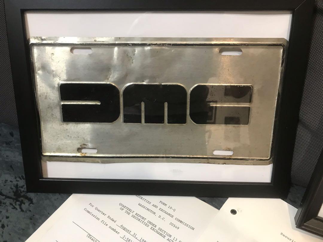 Delorean DMC Historical files and Showroom Car Plate, Hobbies & Toys ...