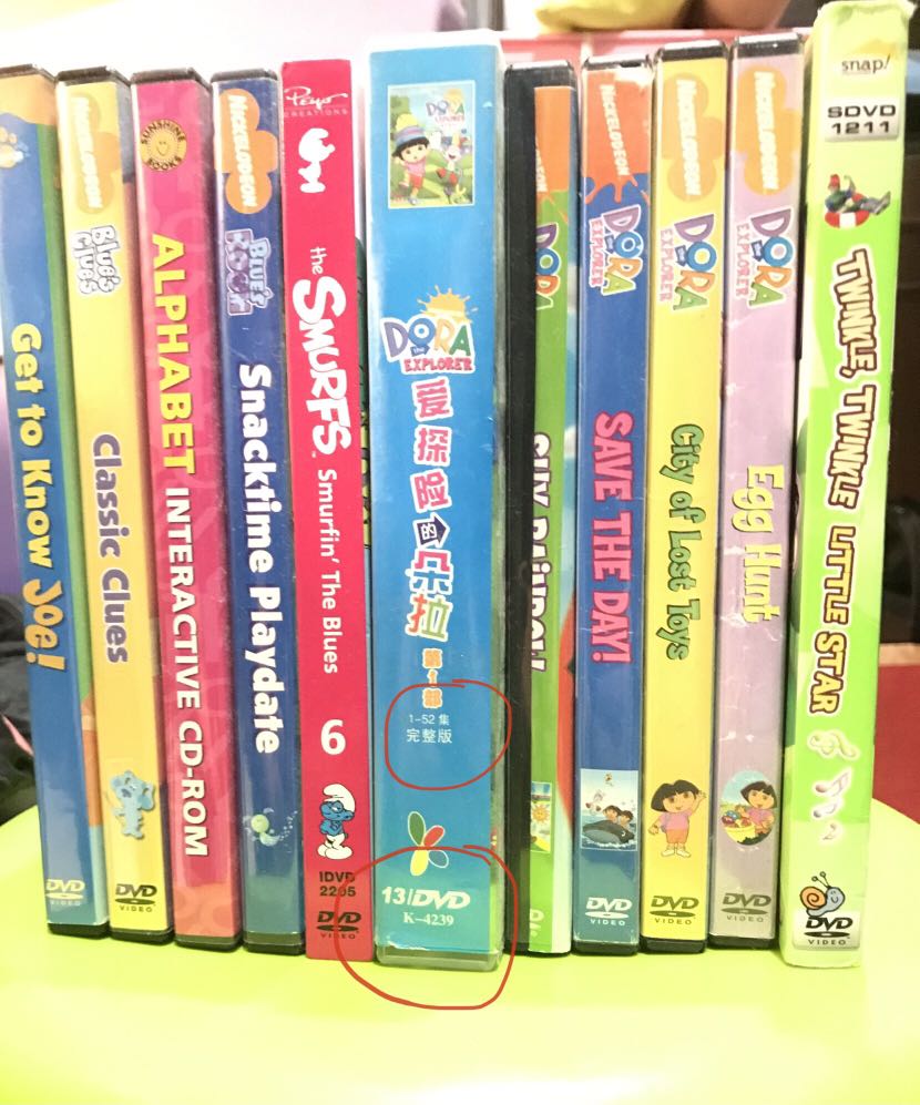 EdUcational DVD for Kids. Dora , Smurfs, Nickelodeon, Hobbies & Toys ...