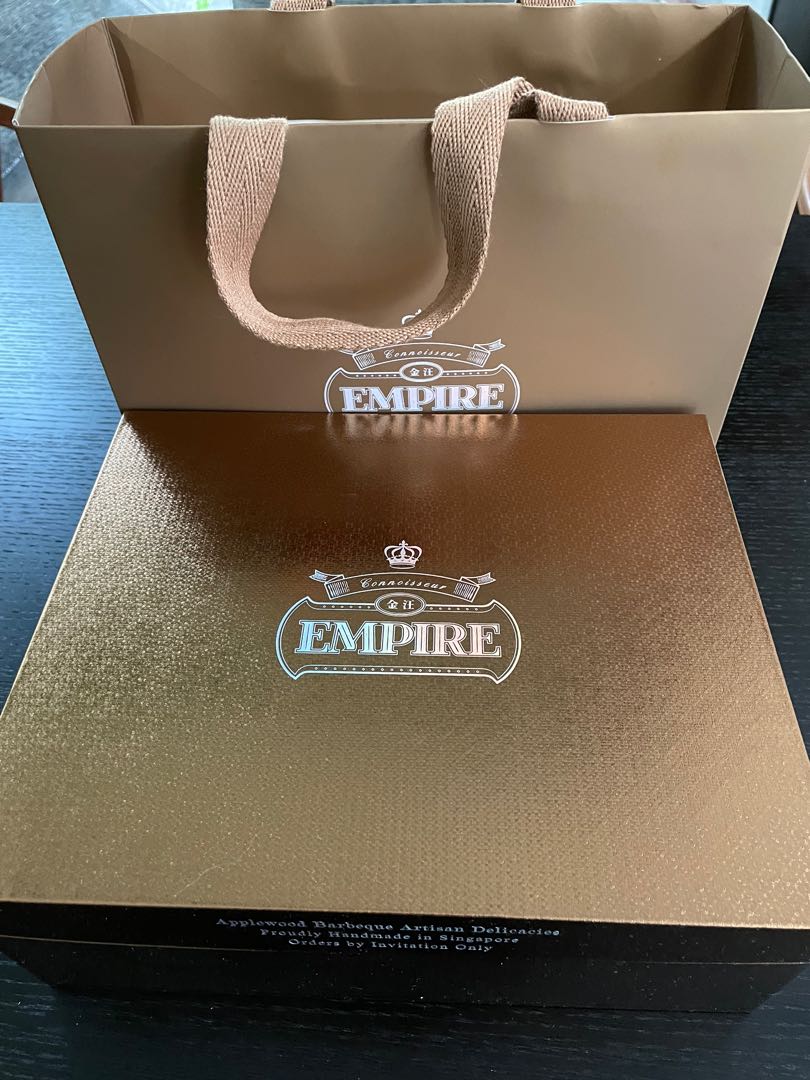 Empire bak kwa box (complete set ), Everything Else on Carousell