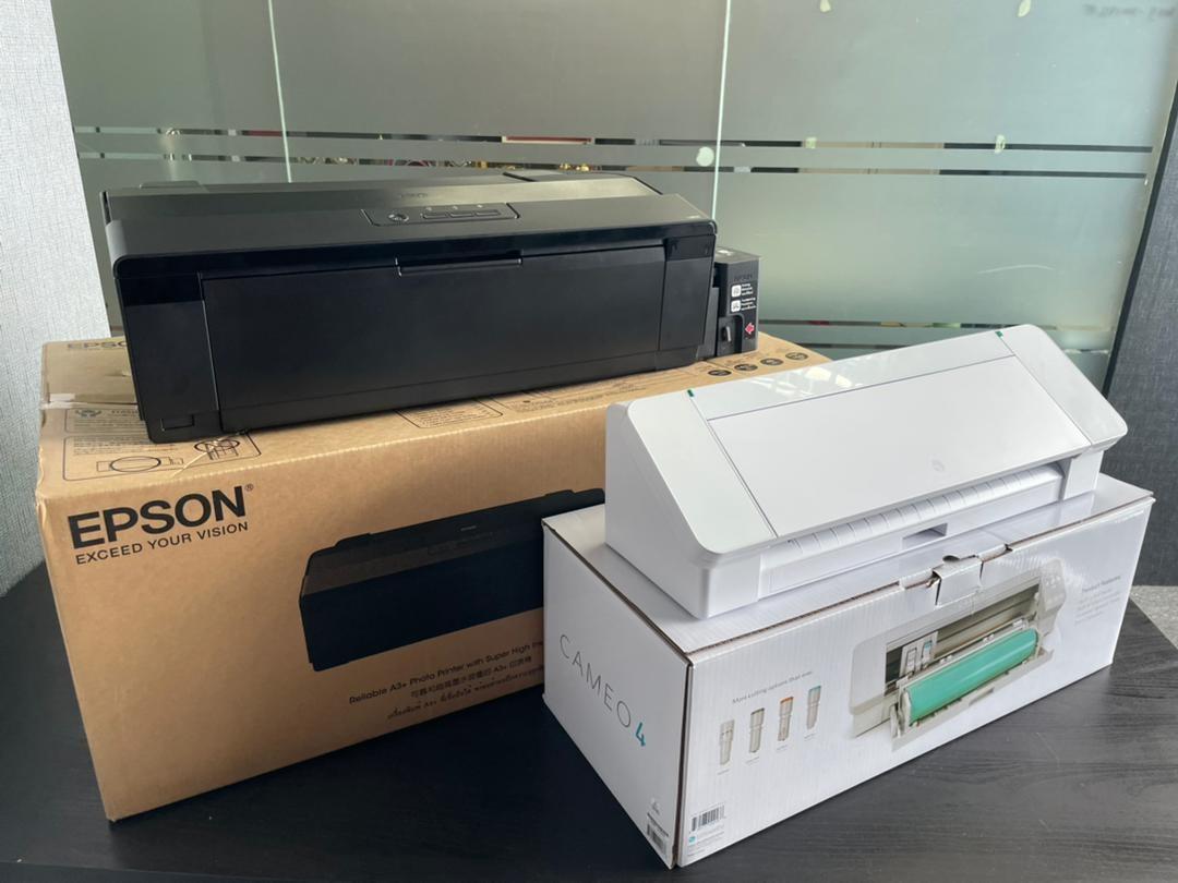 Epson L1800 Printer & Silhouette Cameo 4, Computers & Tech, Printers