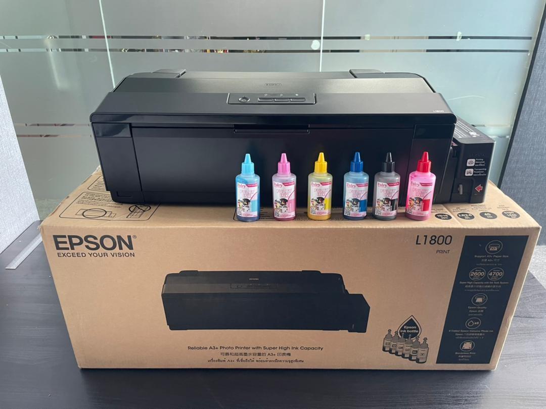 Epson L1800 Printer & Silhouette Cameo 4, Computers & Tech, Printers