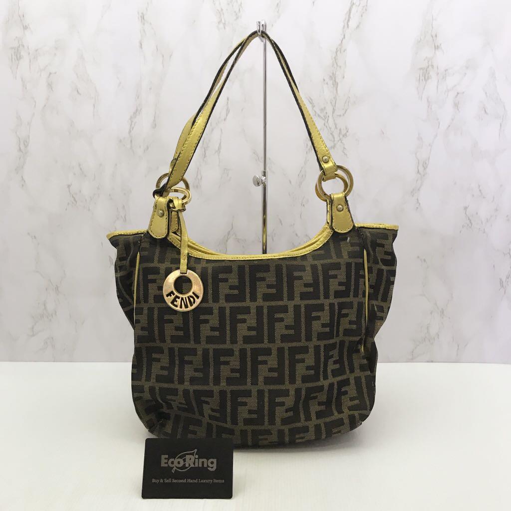 fendi x versace sunshine tote, Luxury, Bags & Wallets on Carousell