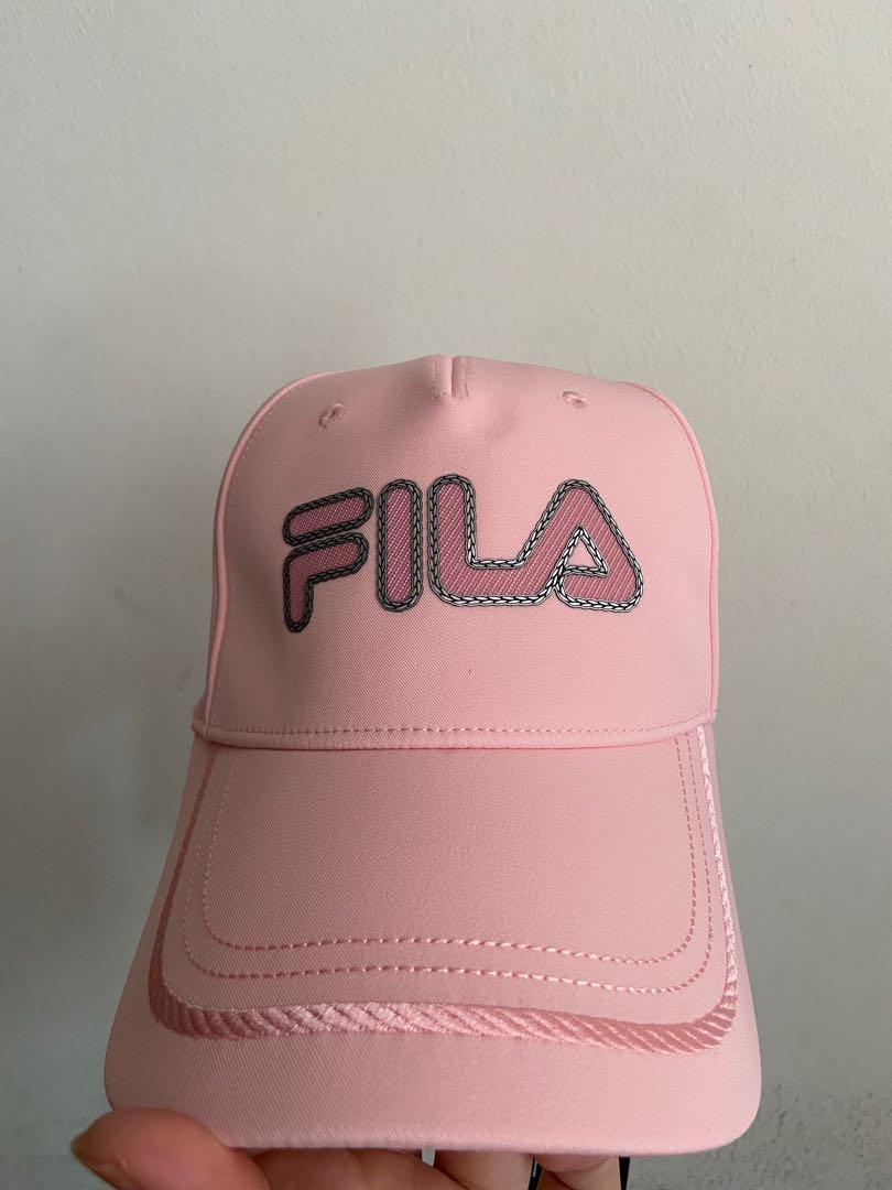 fila pink cap