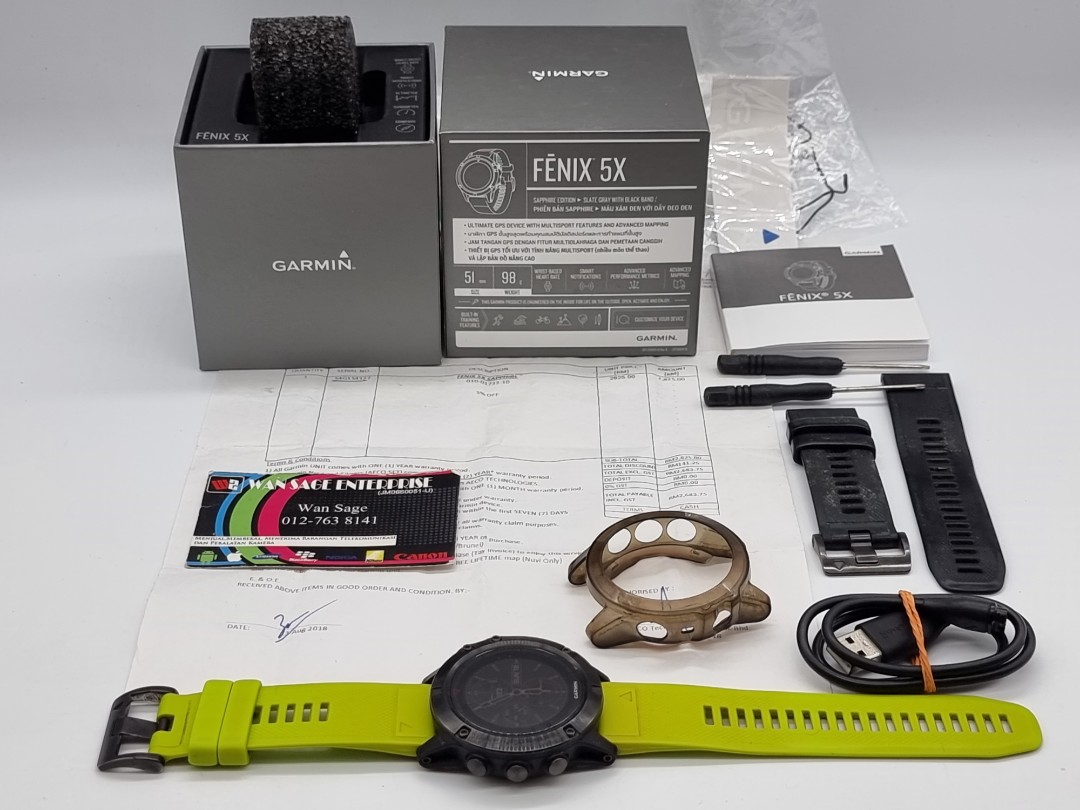 Fenix 5x hotsell sapphire edition