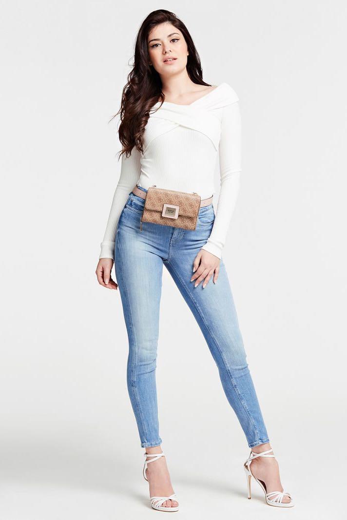 Guess candace belt bag sales