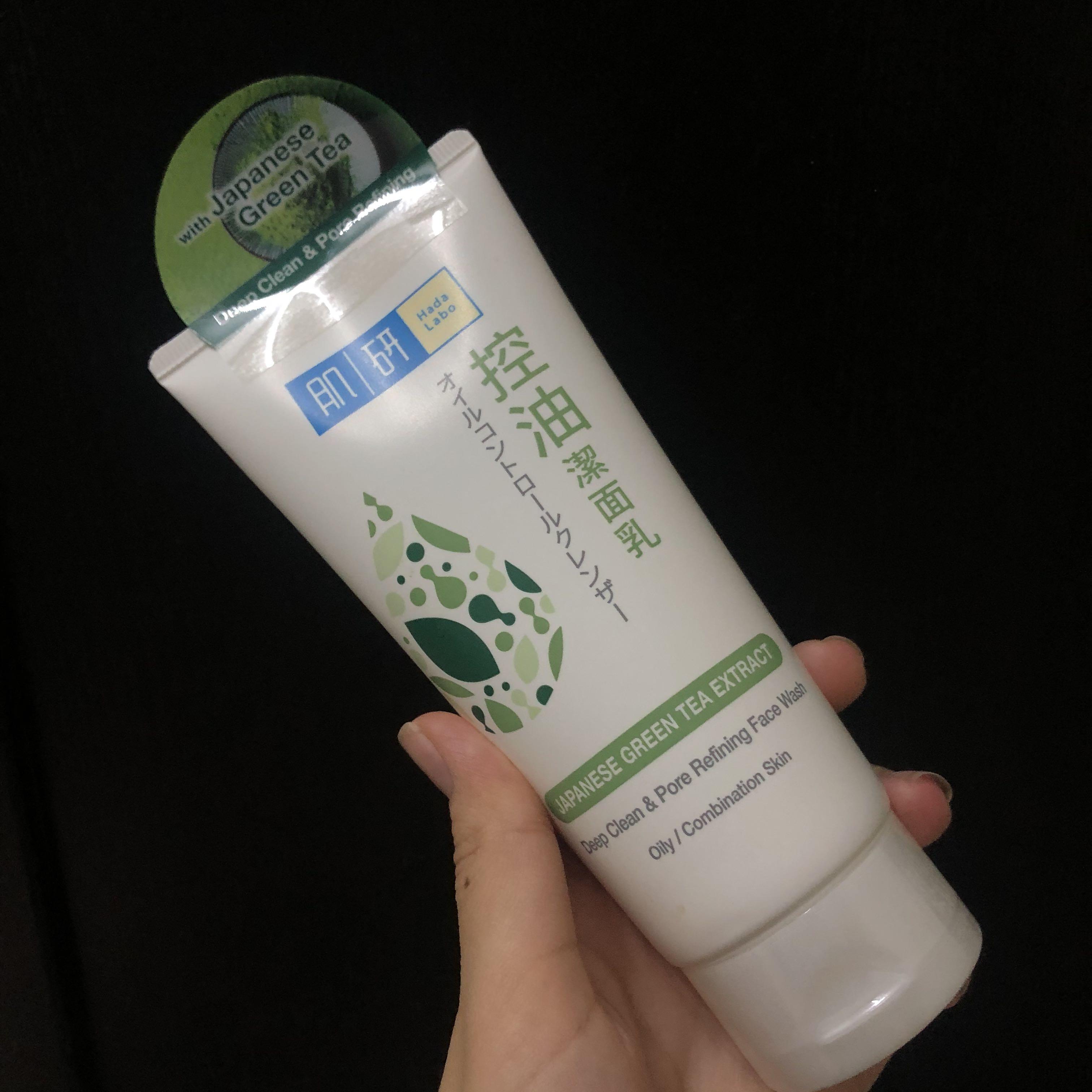 Hada Labo Deep Clean Pore Refining Face Wash Japanese Green Tea Extract Health Beauty Skin Bath Body On Carousell