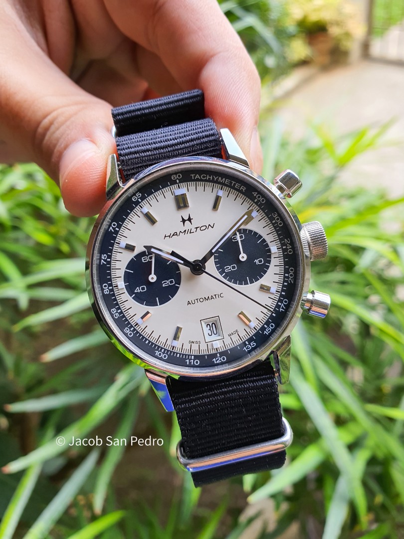 Hamilton Intra Matic Chrono Panda Luxury Watches on Carousell