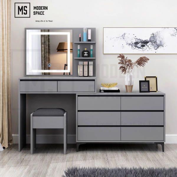 Vanity dresser combo discount