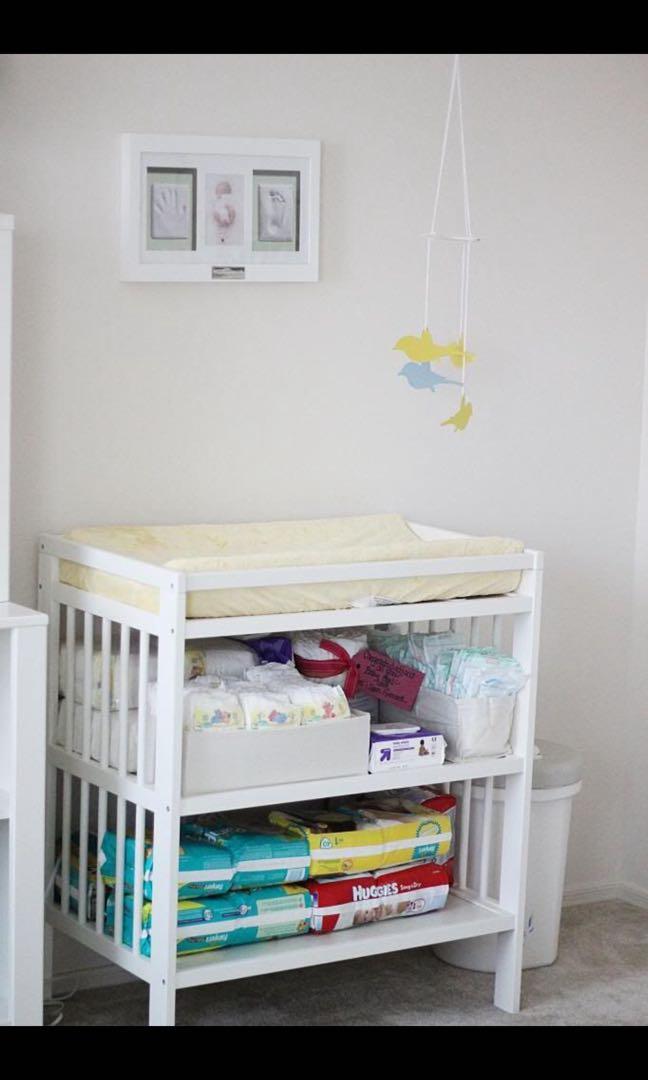 ikea gulliver changing table pad