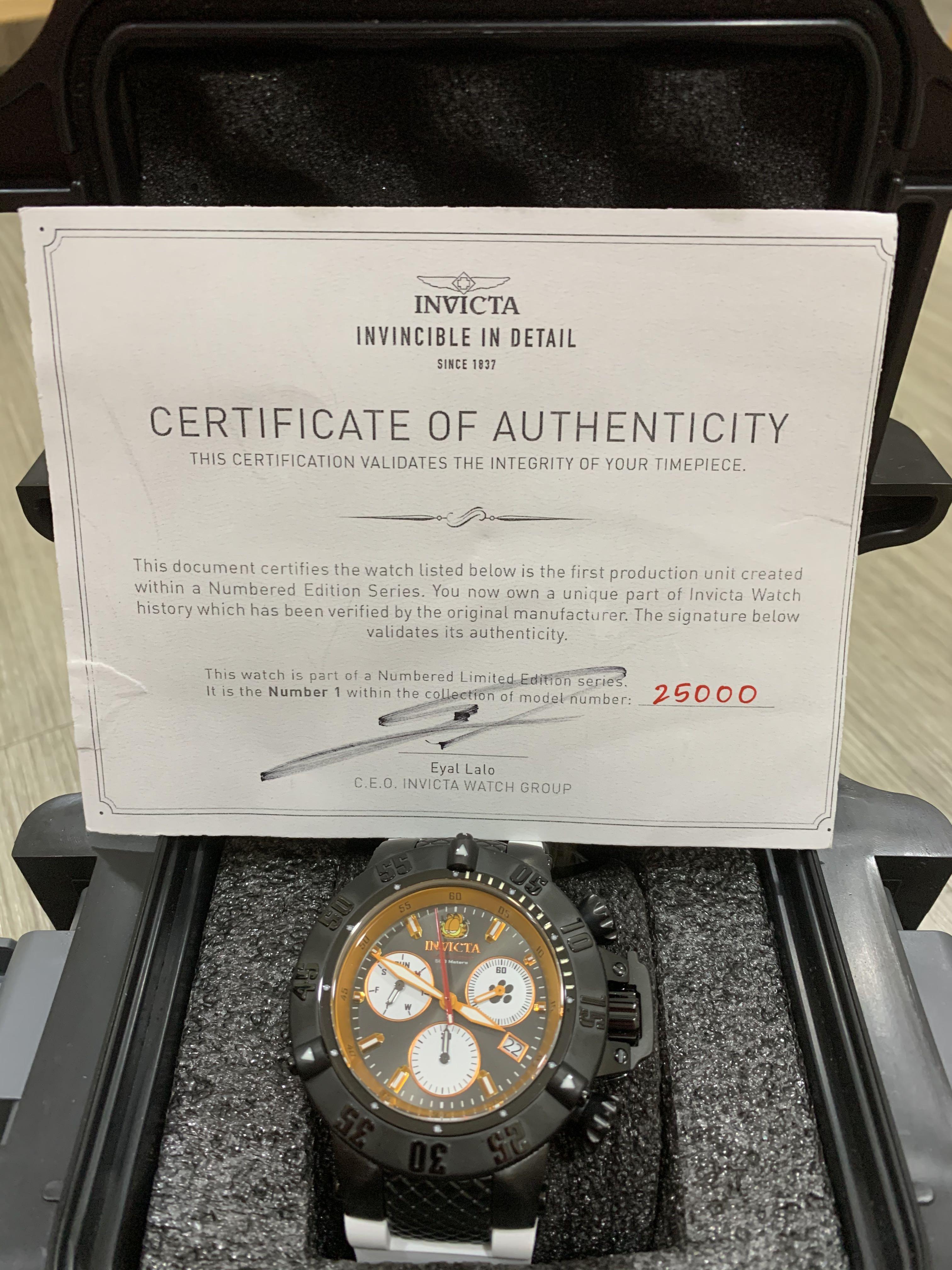 Invicta Character Collection Garfield Men Limited Edition