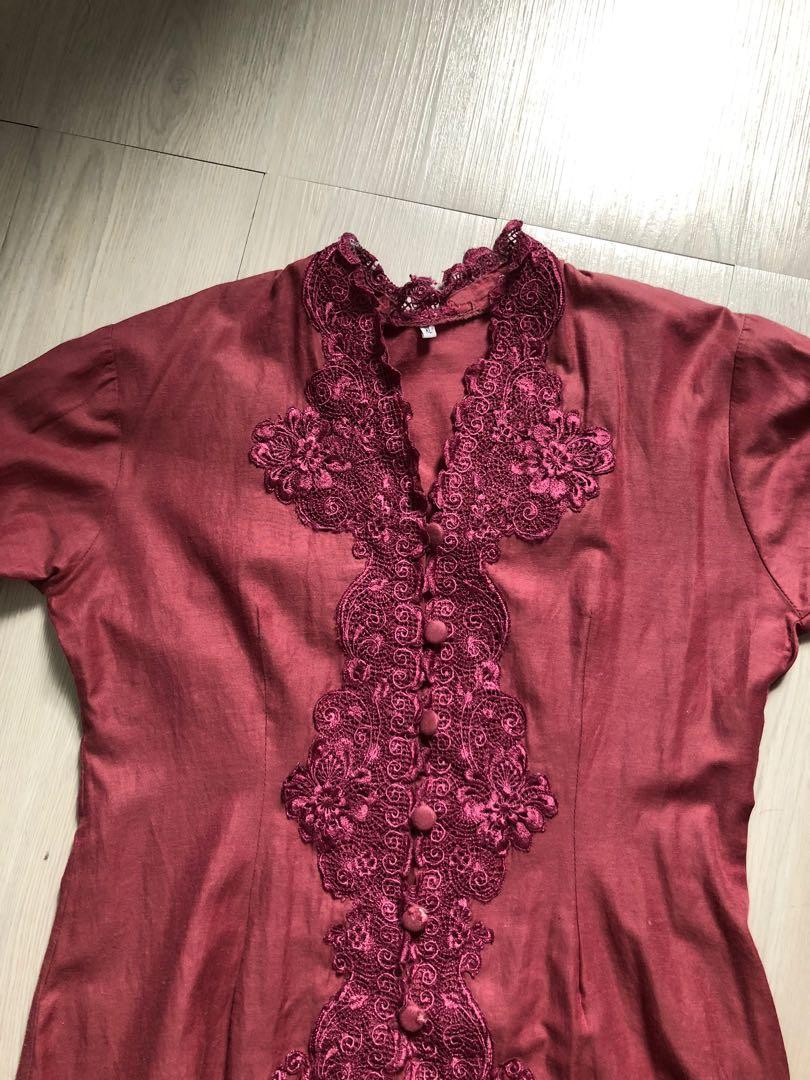 Kebaya Lace Women S Fashion Clothes Tops On Carousell