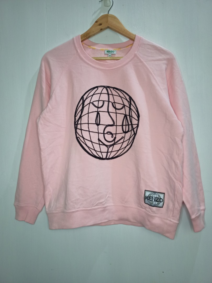 Kenzo peace world sweatshirt Women s Fashion Coats Jackets and