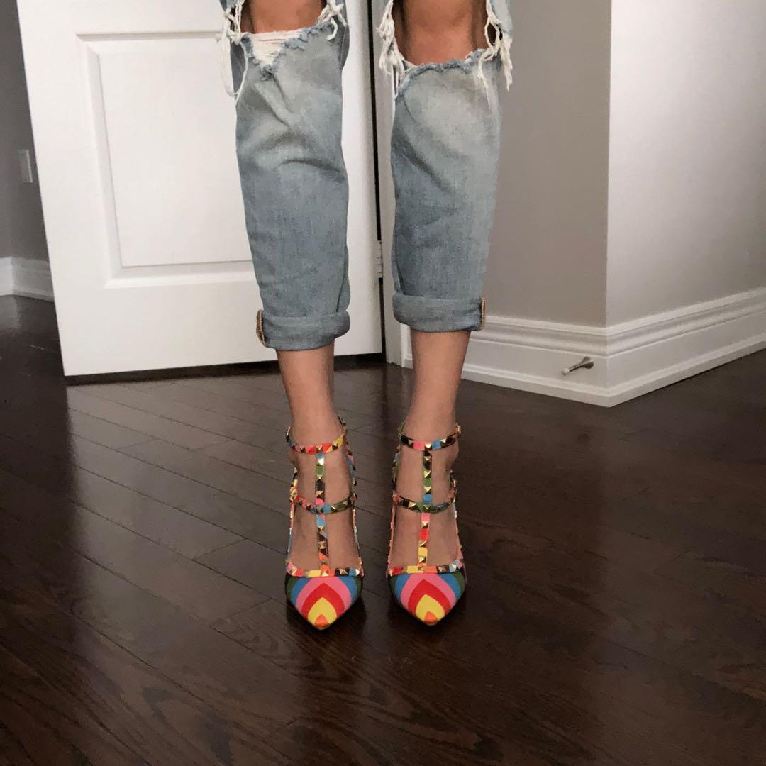 Knock off Valentino Rockstud heels Women s Fashion Shoes on