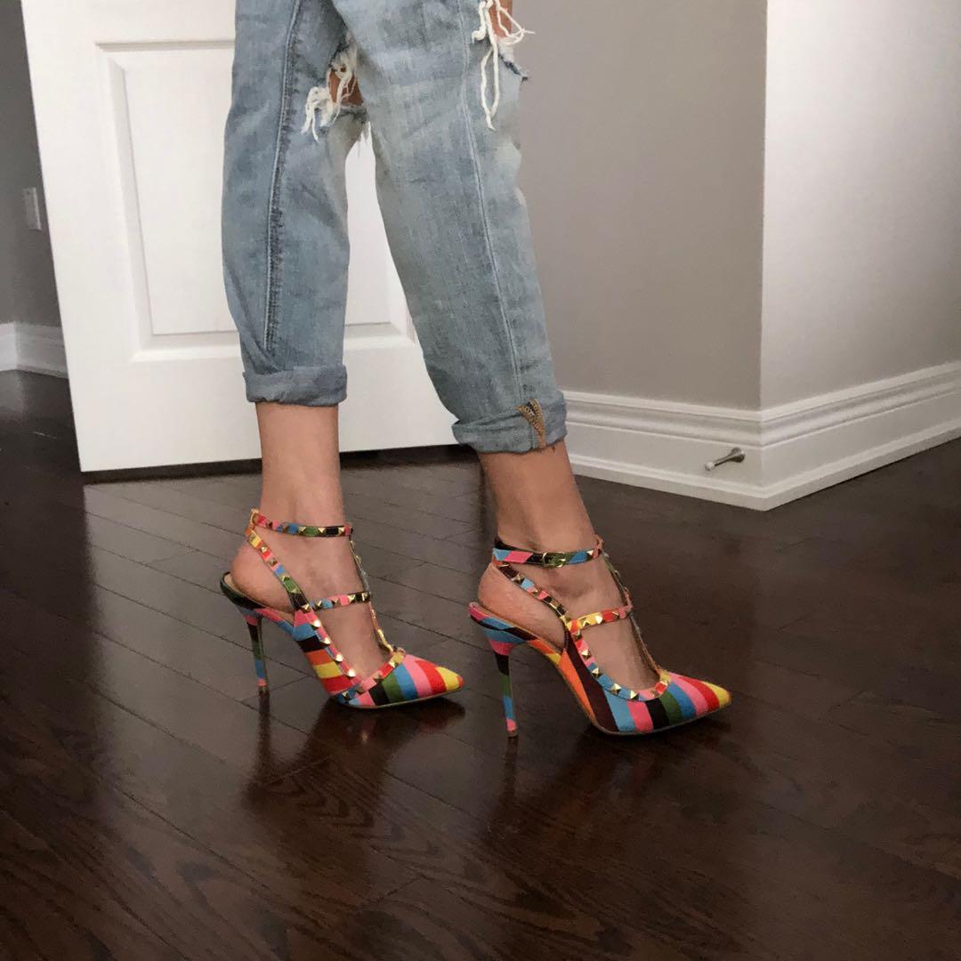 Knockoff valentino cheap rockstud heels
