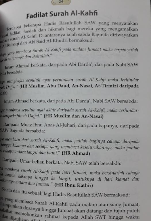 Kumpulan 7 Surah Dilengkapi Keutamaan Surah Surah Pilihan Sebagai Amalan Harian Hobbies Toys Books Magazines Fiction Non Fiction On Carousell