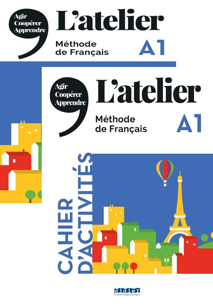 LAF1201 French L’atelier Textbook and Workbook, Hobbies & Toys, Books