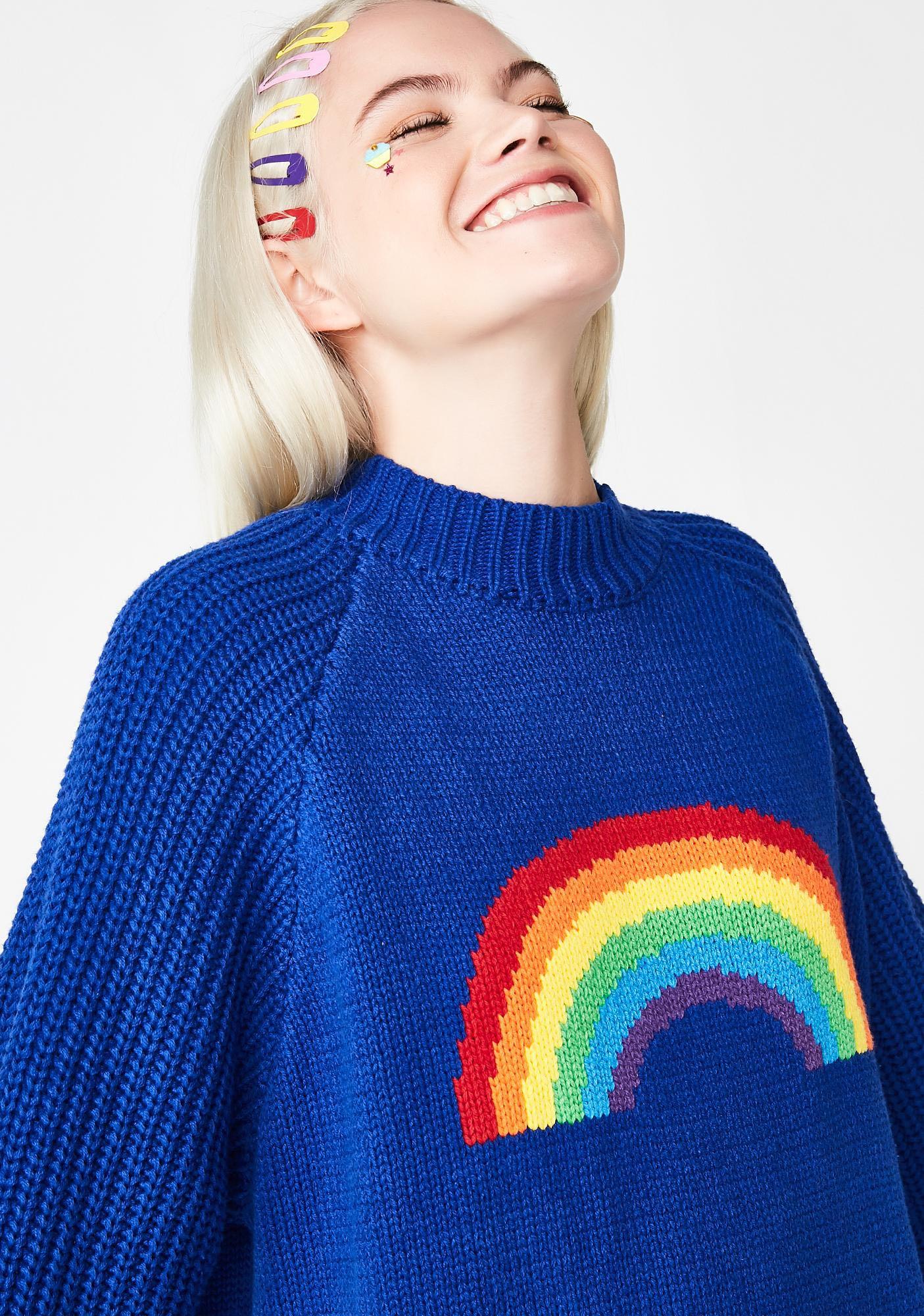 Lazy oaf store rainbow jumper dress