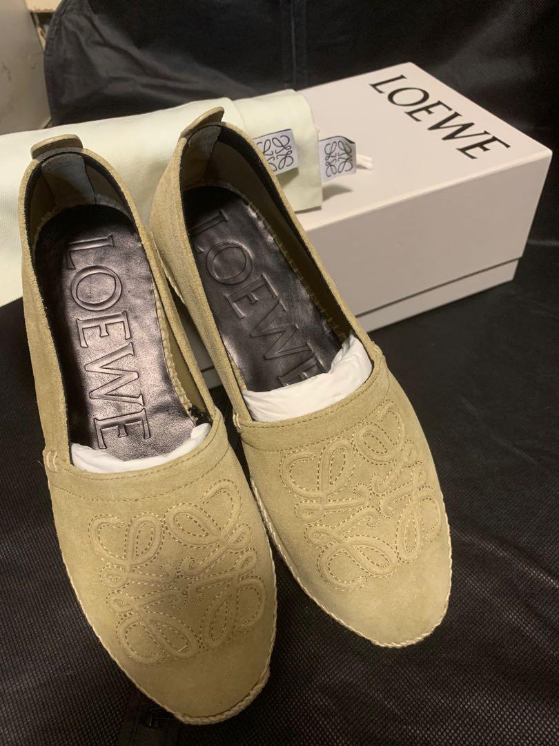 On Sale Loewe Anagram Logo Suede Espadrilles Loewe