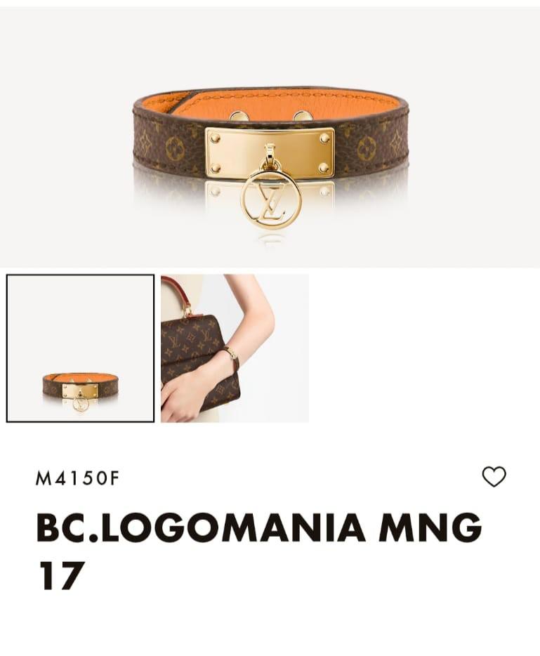 LV Logomania mng bracelet M4150F