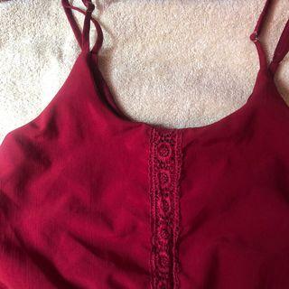 Maroon romper