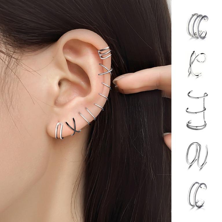 Minimalist Ear Cuff Clip Fashion Ear Bone Clip Simplicity Ear Clip Earrings