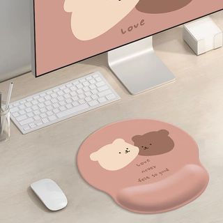 Thick Wrist Support Cute Bear Mouse Pad508048251741818880