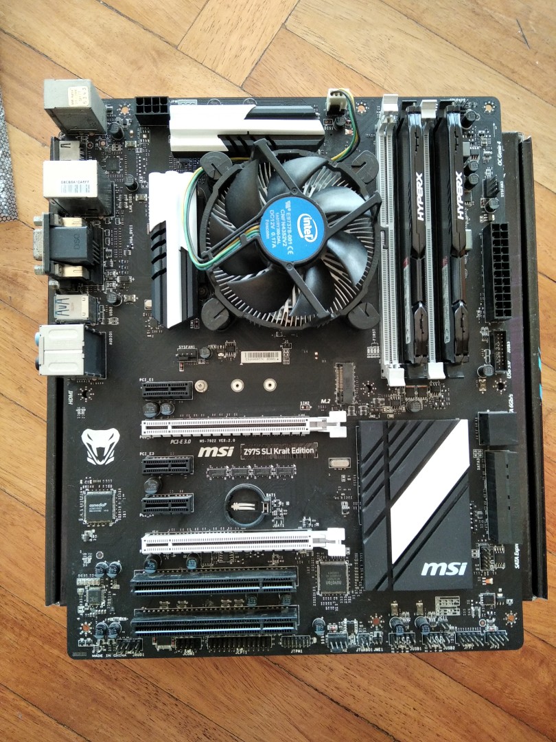 Msi Z97 krait motherboard defective, Computers & Tech, Parts