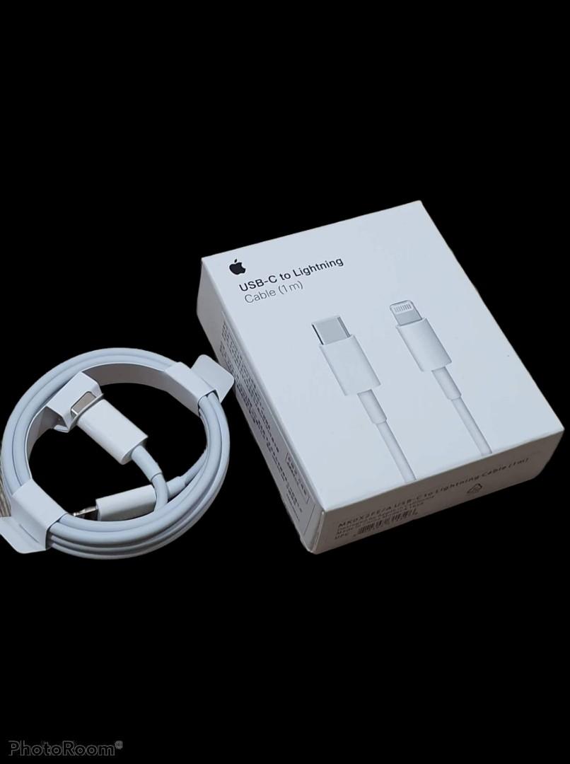 ORIGINAL APPLE USB-C TO LIGHTNING CABLE 1M (Category: Chargers & Cables) located in Manila. Submitted by ziabebshoptique (Listing ID 1083122808, Image 1). Description: Looking for APPLE USB-C Cable ALL ITEMS ARE BRAND NEW SEALED WITH WARRANTY 📍ONHAND APPLE USB-C LIGHTNING CABLE (Certified Original) with box and manual (BEST SELLER) 🔥 50% OFF ☑With serial code and cable marks ✔ ☑Fast charge In all Iphone 5,5c,5s,6,6+,6s,6s,7,7+,ipod7,ipad mini 1