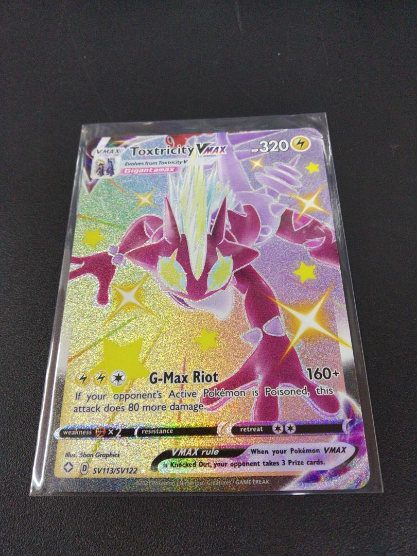 Pokemon Tcg Toxtricity Vmax Shiny Ultra Rare Shining Fates Sv113 Sv122 Hobbies Toys Toys Games On Carousell Pokemon Tcg Toxtricity Vmax Shiny Ultra Rare Shining Fates Sv113 Sv122 Hobbies Toys Toys Games On Carousell