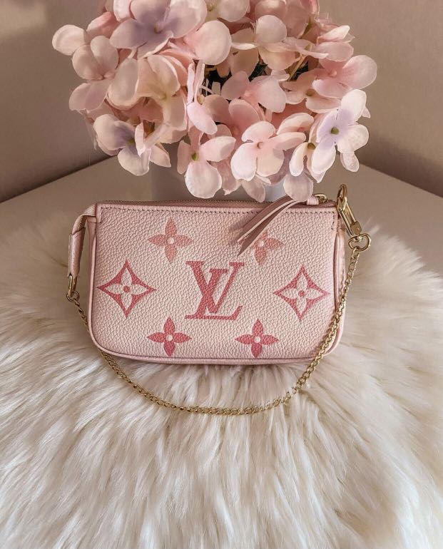 Louis Vuitton LV by the pool pink mini pochette accessoires, Luxury ...