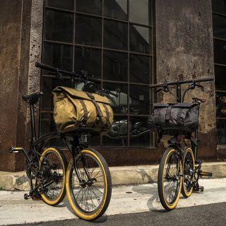 Wotancraft Upgraded Pilot 7L Brompton Bag Frame Package - Khaki & Black