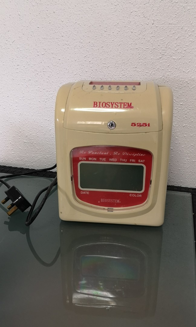 Punch Card Machine Tv Home Appliances Kitchen Appliances Coffee Machines Makers On Carousell