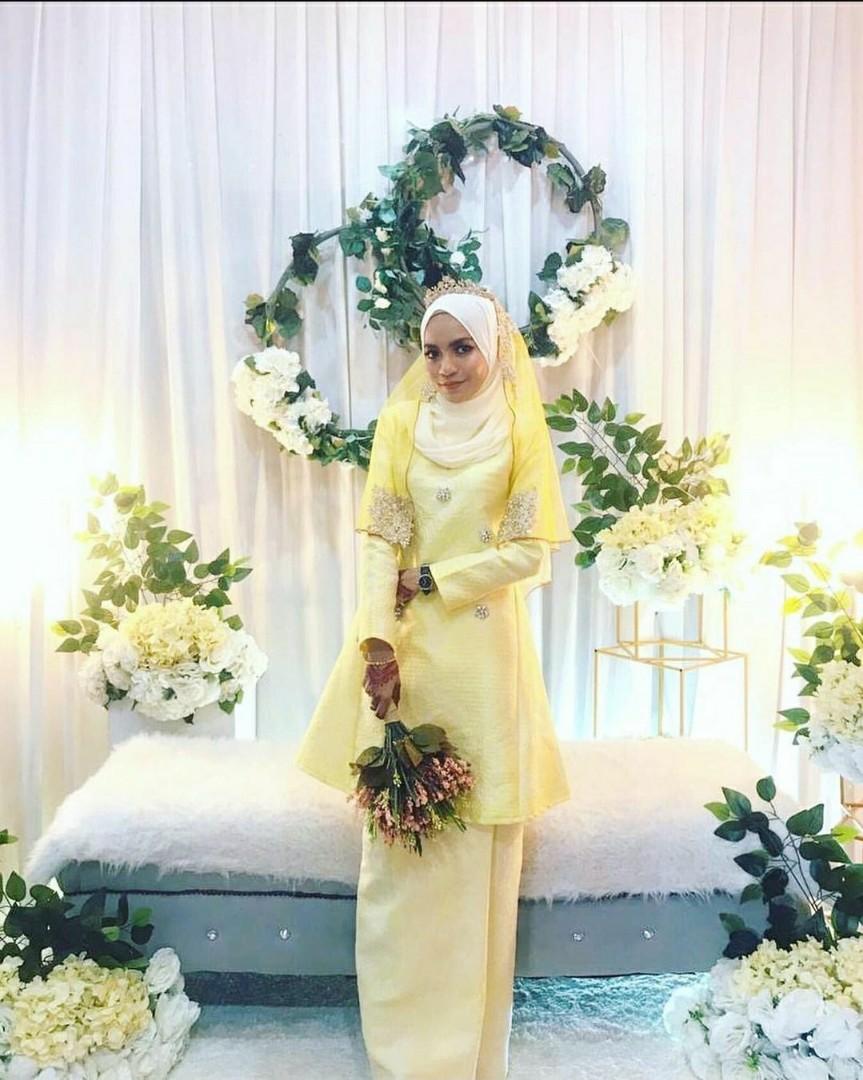 Qhalesaa Raisa Baju Kurung Pahang Brocade Tenun Raya Tunang Nikah ...