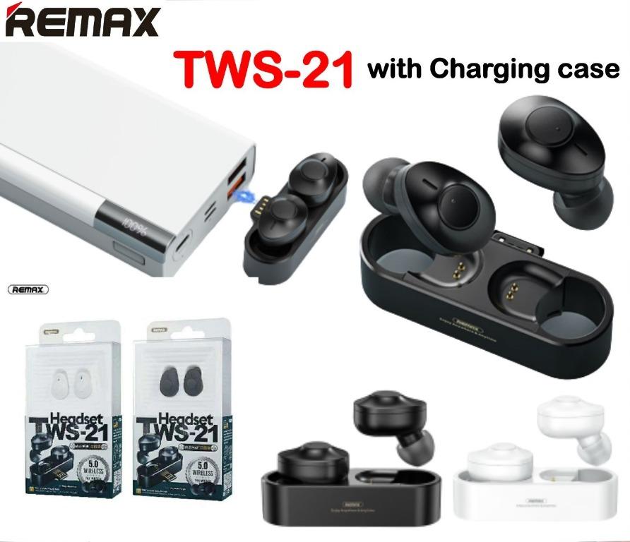 Remax TWS 21 Bluetooth Wireless Earbuds 1 Month Warranty