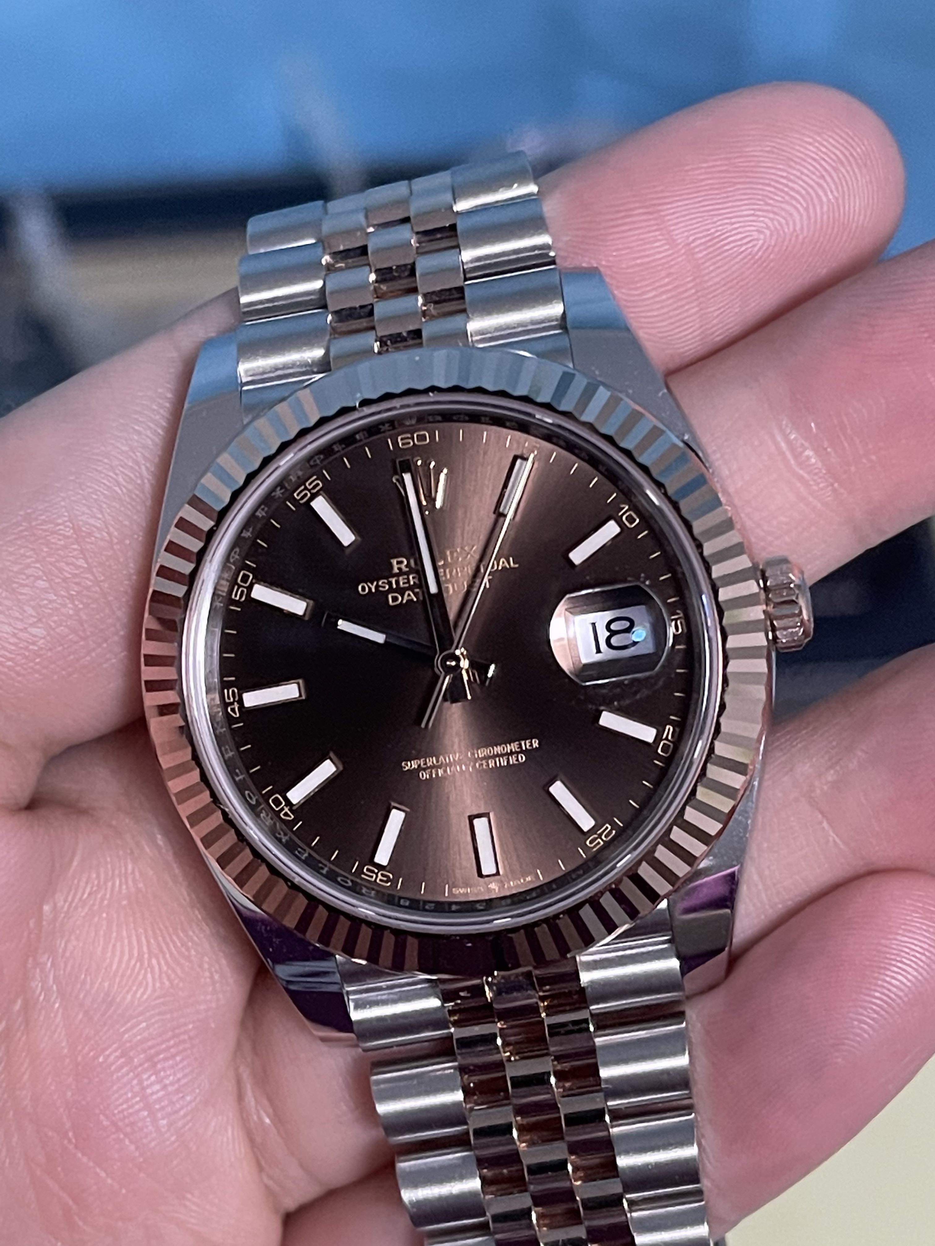 Rolex Datejust 41 Everose Gold Chocolate 126331