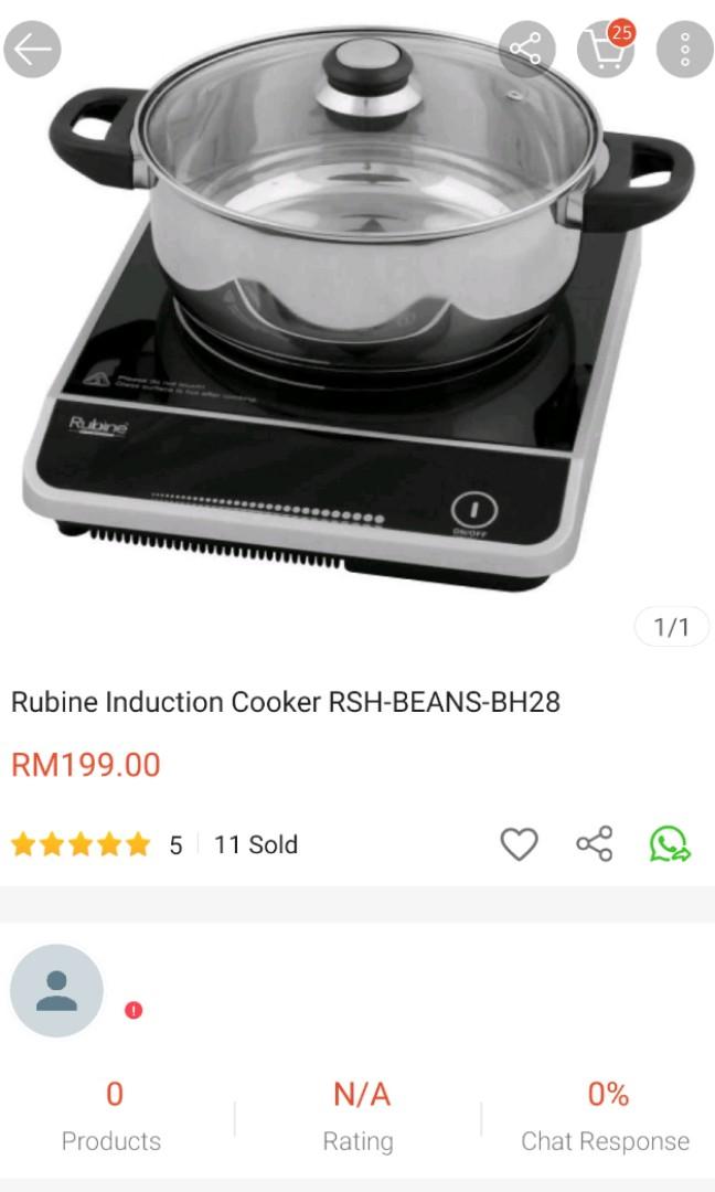 How to use clearance rubine induction cooker