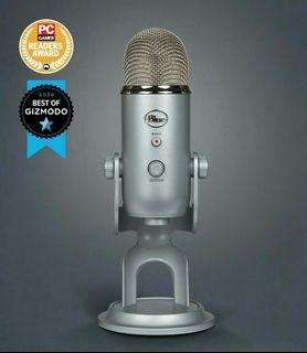OCTOBER Sale! Blue Yeti USB Microphone Mic Silver BNEW SEALED