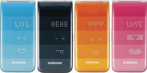 Samsung Nori F Cute Flip Phone Pink