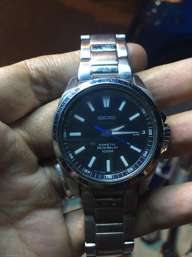SEIKO Kinetic Auto Relay 100m, Men's Fashion, Watches & Accessories, Watches  on Carousell