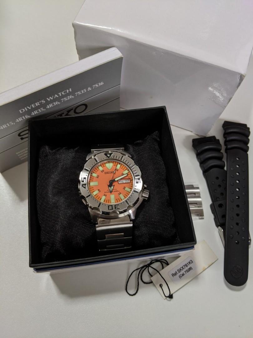 Seiko Monster SKX781K3 Men s Fashion Watches Accessories Watches on Carousell
