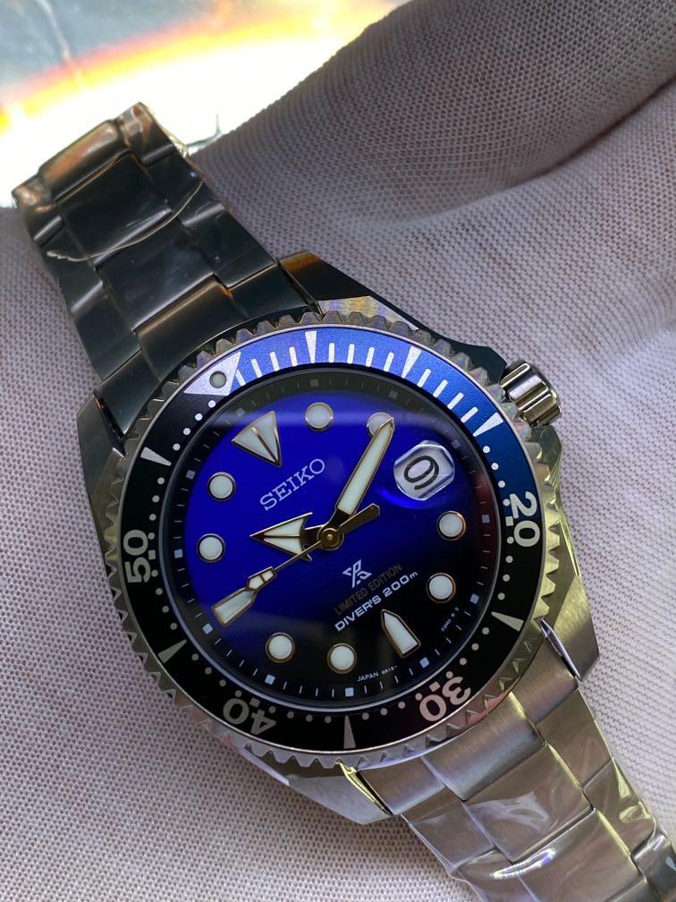 Seiko Zimbe 5 Blue Shogun SPB057J1, Luxury, Watches on Carousell