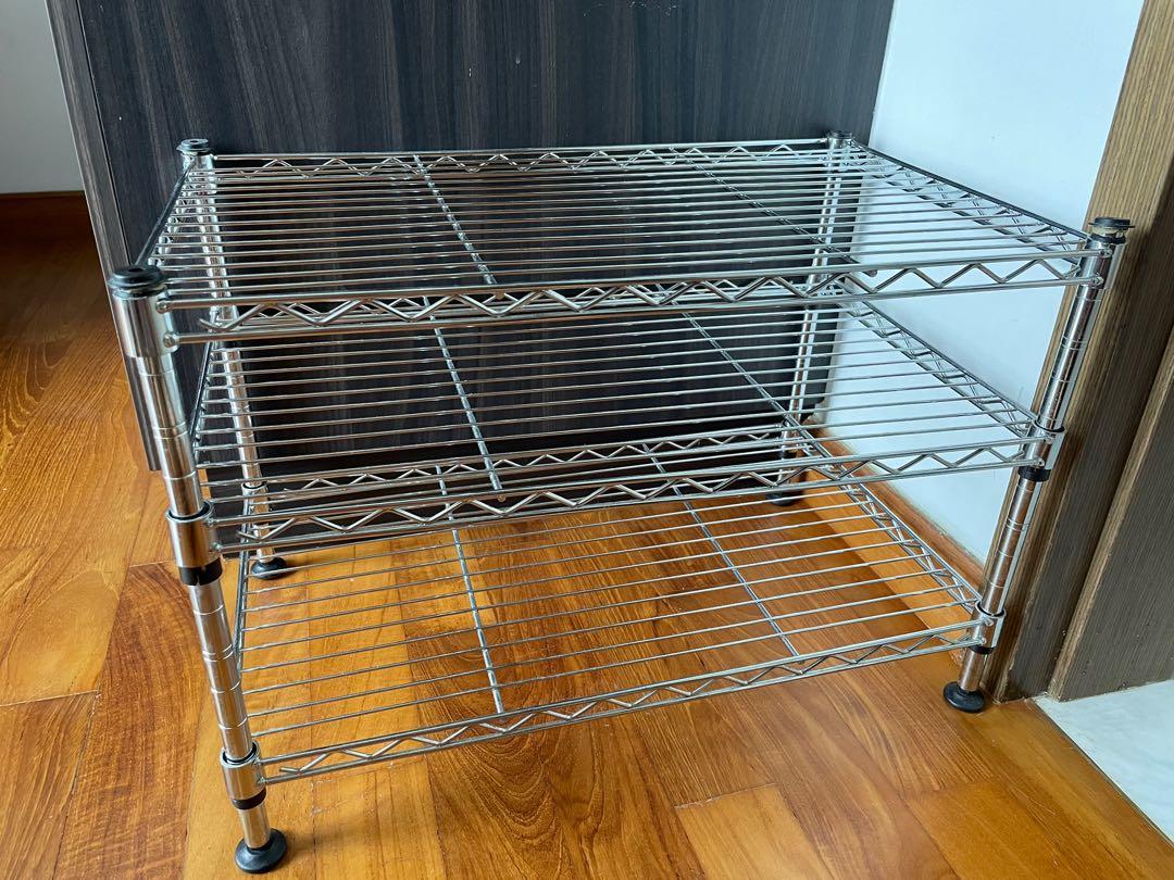 Small metal rack, Furniture & Home Living, Furniture, Shelves, Cabinets ...