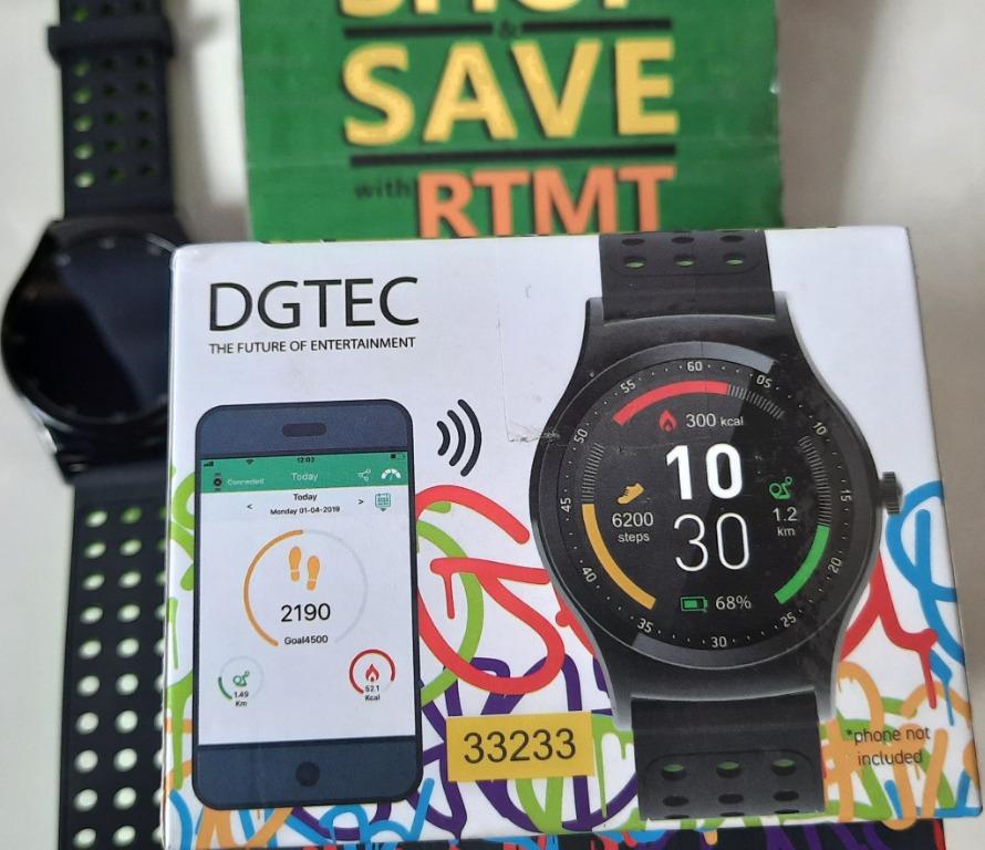 Smart Watch DGTEC Model DG1306SW, Men's Fashion, Watches & Accessories