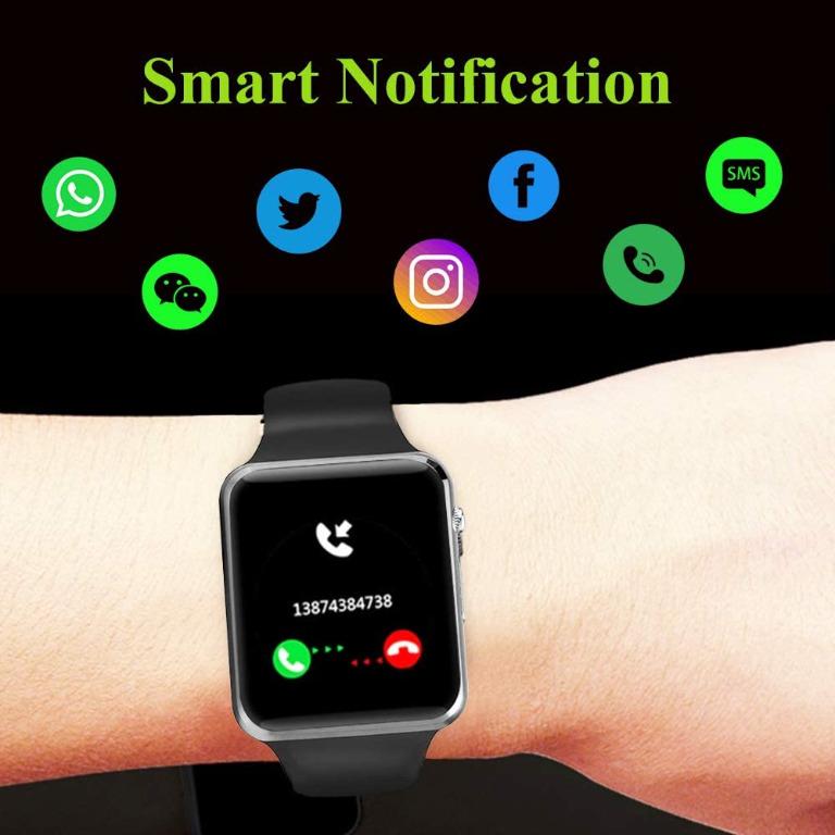 Bluetooth smart wrist watch a1 gsm phone for android samsung iphone man women shop