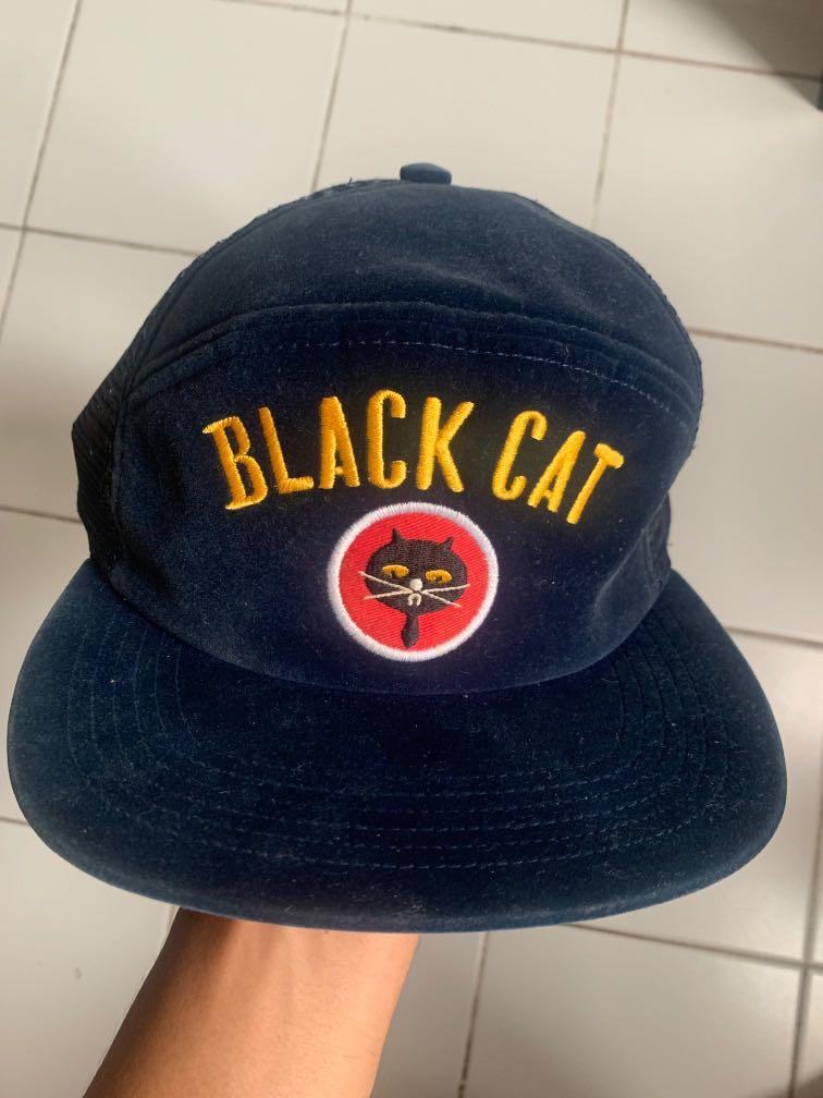 supreme black cat hat