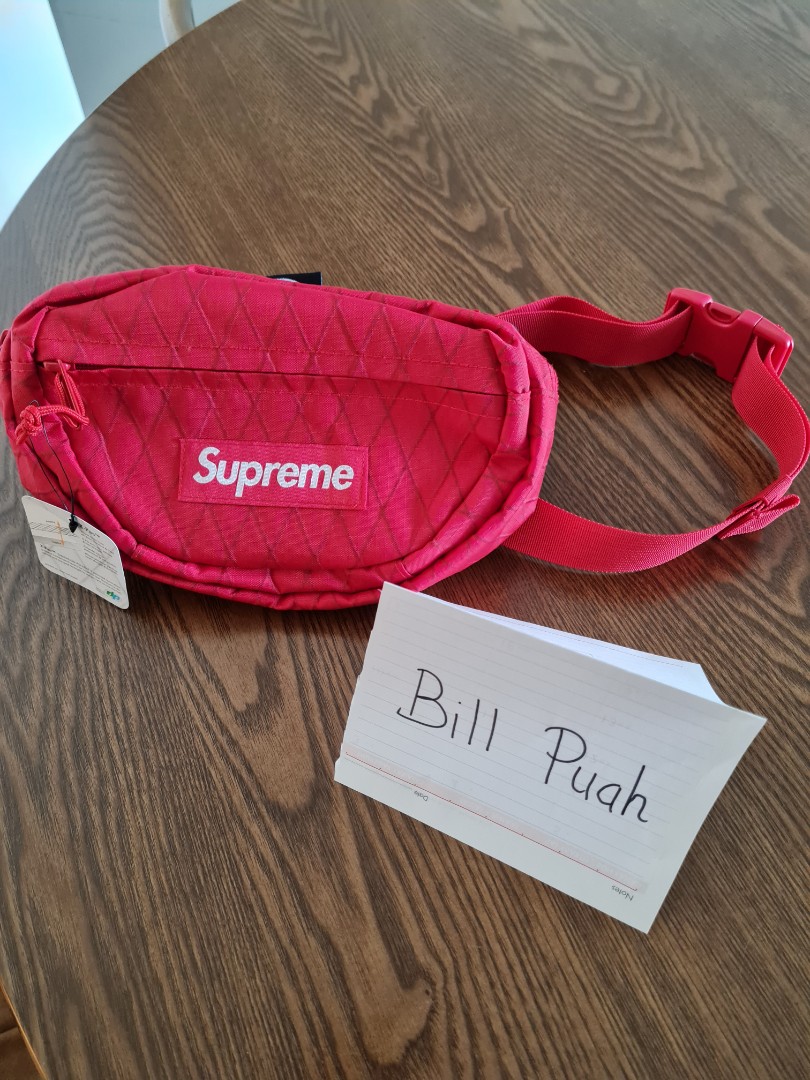 Supreme fw18 shop waist bag red